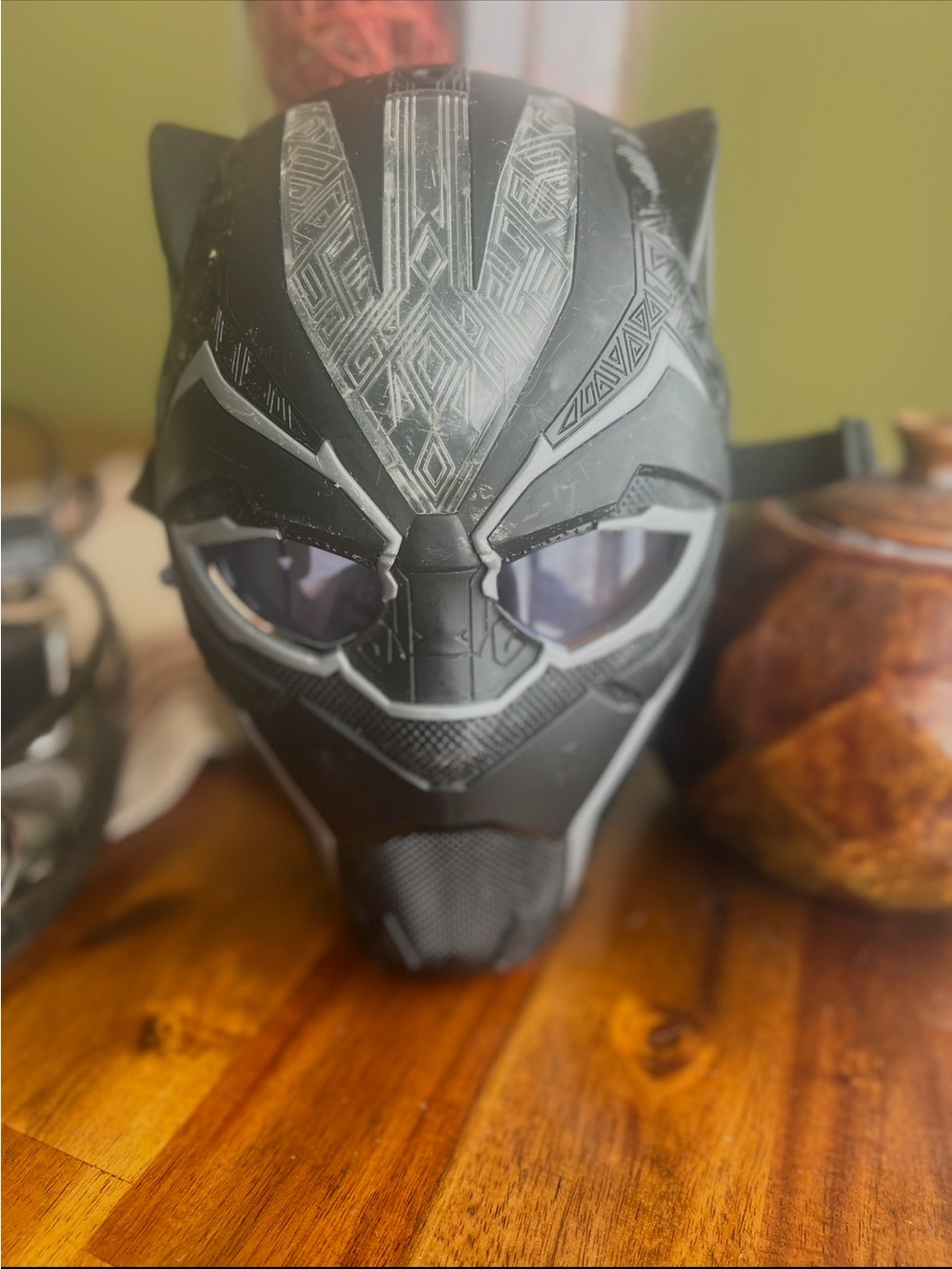 Marvel Black Panther Full-Face Costume Mask - Black
